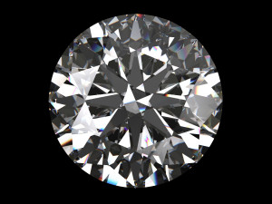 diamond round ideal cut different sizes Model 3D