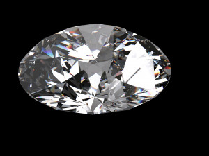 diamond round ideal cut different sizes Model 3D