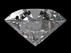 diamond round ideal cut different sizes Model 3D