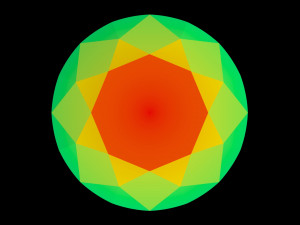 diamond round ideal cut different sizes Model 3D