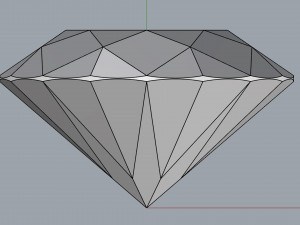 diamond round ideal cut different sizes Model 3D