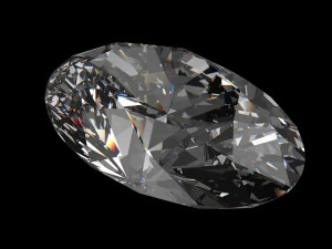 diamond oval 3D Model