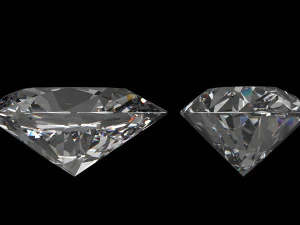 diamond oval 3D Model