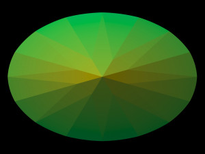 diamond oval 3D Модель