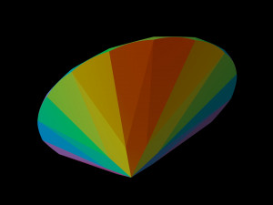 diamond oval 3D Модель