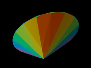 diamond oval 3D Model