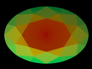 diamond oval 3D Model