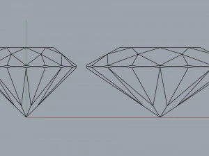 diamond oval 3D Model