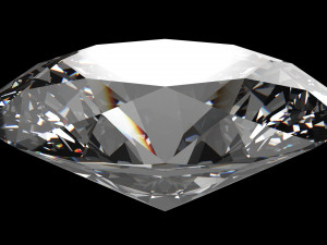 diamond oval different sizes 3D Model