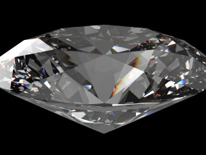 diamond oval different sizes 3D Model
