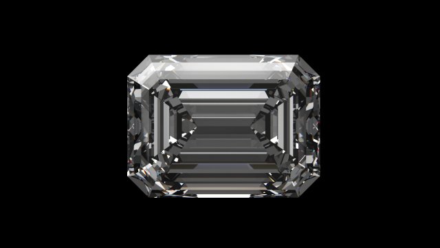 diamond emerald 3D Model .c4d .max .obj .3ds .fbx .stl .blend 