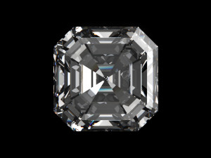diamond asscher 3D Model
