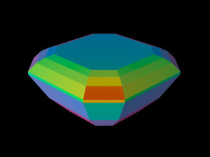 diamond asscher Model 3D