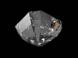 diamond asscher different sizes Modello 3D