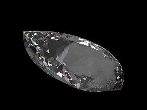 diamond marquise different sizes 3D Модель