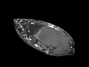 diamond marquise different sizes 3D Model