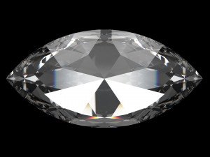 diamond marquise different sizes 3D Модель