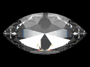 diamond marquise different sizes 3D Model