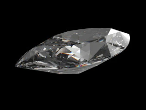 diamond marquise different sizes 3D Model