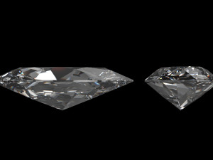 diamond marquise different sizes 3D Модель