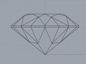 diamond marquise different sizes 3D Модель