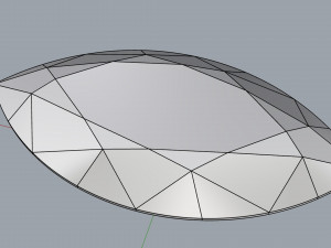 diamond marquise different sizes 3D Модель