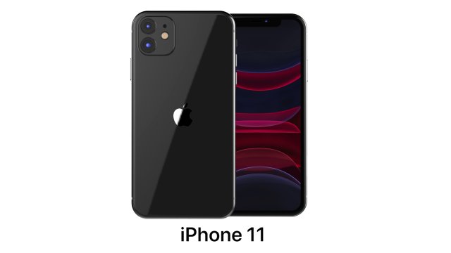 apple iphone 11 black 3D मॉडल .c4d .max .obj .3ds .fbx .stl .blend 