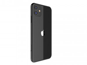 apple iphone 11 black 3D मॉडल
