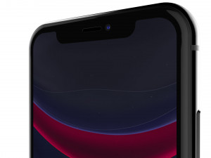 apple iphone 11 black 3D मॉडल
