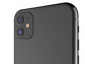 apple iphone 11 black 3D मॉडल