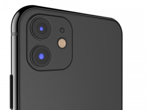 apple iphone 11 black 3D मॉडल