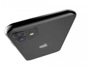 apple iphone 11 black 3D मॉडल