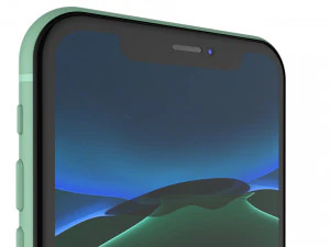 apple iphone 11 green 3D Model