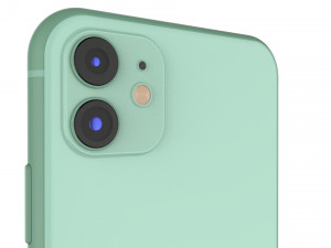 apple iphone 11 green 3D Модель