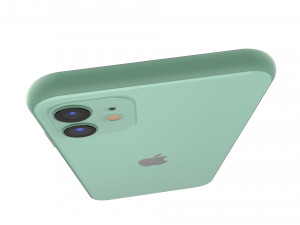 apple iphone 11 green 3D Модель