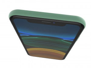 apple iphone 11 green 3D Модель