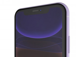 apple iphone 11 purple 3D 模型