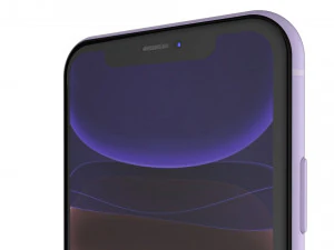 apple iphone 11 purple 3D Model