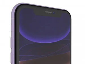 apple iphone 11 purple 3D Model