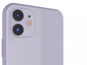 apple iphone 11 purple 3D 模型