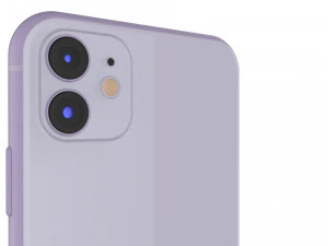 apple iphone 11 purple 3D Model