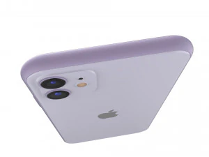 apple iphone 11 purple 3D Model