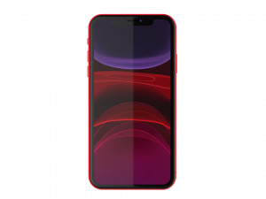 apple iphone 11 red 3D 모델