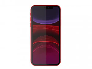 apple iphone 11 red 3D Model