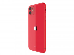apple iphone 11 red 3D 모델