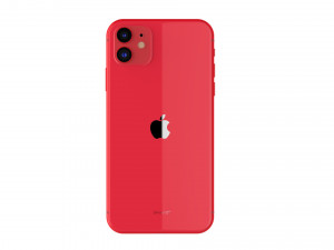 apple iphone 11 red 3D 모델