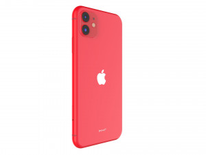 apple iphone 11 red 3D 모델