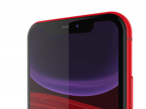apple iphone 11 red 3D 모델