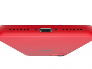 apple iphone 11 red 3D 모델
