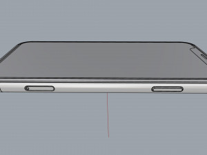apple iphone 11 red 3D 모델